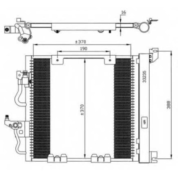 Конденсатор кондиционера NRF 35598