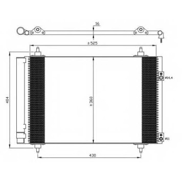 Конденсатор кондиционера NRF 35610