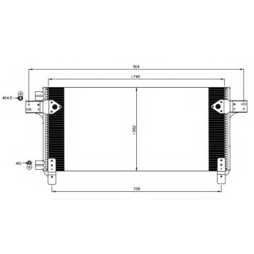 Конденсатор кондиционера NRF 35620