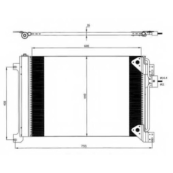 Конденсатор кондиционера NRF 35625