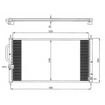 Конденсатор кондиционера NRF 35627