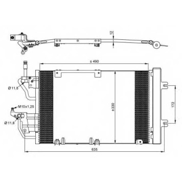 Конденсатор кондиционера NRF 35633