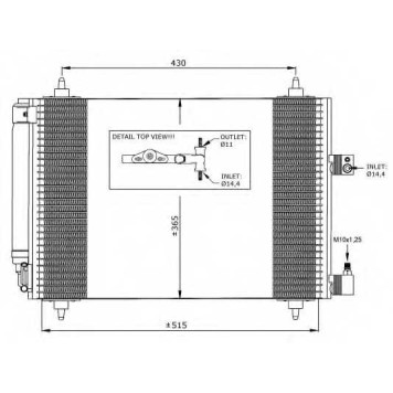 Конденсатор кондиционера NRF 35649