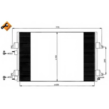 Конденсатор кондиционера NRF 35749
