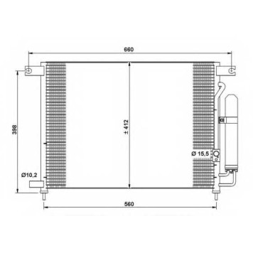 Конденсатор кондиционера NRF 35766