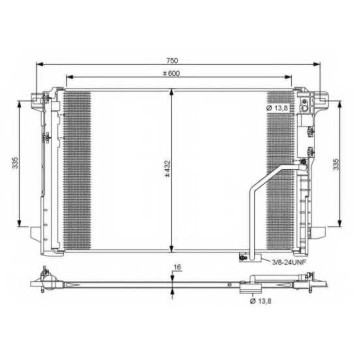 Конденсатор кондиционера NRF 35793