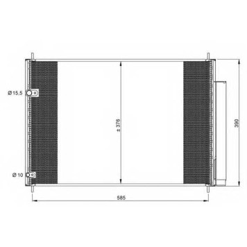 Конденсатор кондиционера NRF 35839