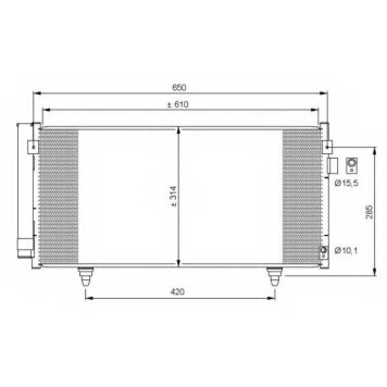 Конденсатор кондиционера NRF 35855