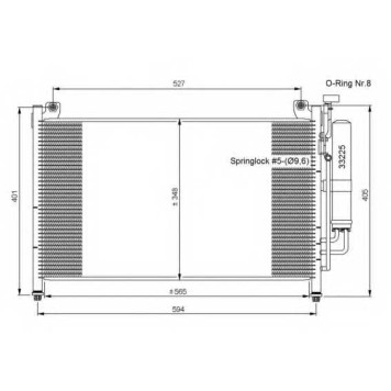 Конденсатор кондиционера NRF 35870