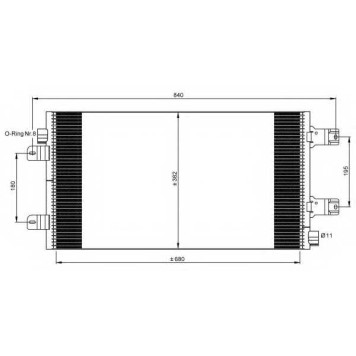 Конденсатор кондиционера NRF 35880