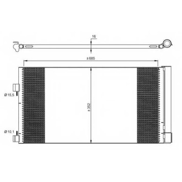 Конденсатор кондиционера NRF 35890