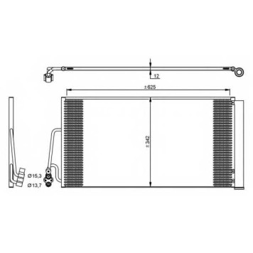 Конденсатор кондиционера NRF 35898