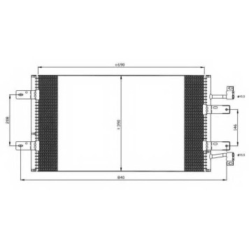 Конденсатор кондиционера NRF 35900