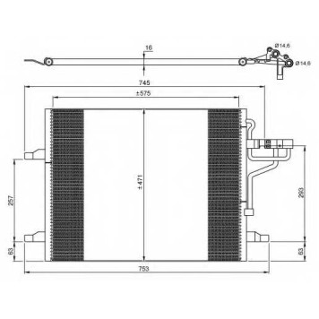 Конденсатор кондиционера NRF 35936