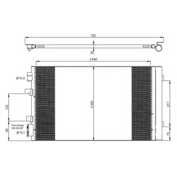 Конденсатор кондиционера NRF 35938