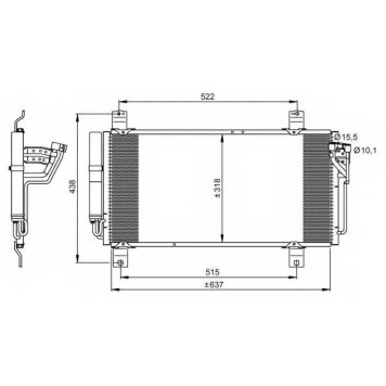 Конденсатор кондиционера NRF 35949