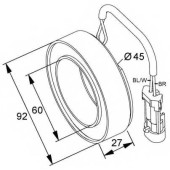 Катушка, электромагнитное сцепление - копрессор NRF 38420