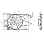 Вентилятор охлаждения двигателя NRF 47004