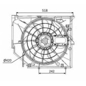 Вентилятор охлаждения двигателя NRF 47026