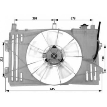 Вентилятор охлаждения двигателя NRF 47053