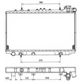 Радиатор охлаждения двигателя NRF 50134