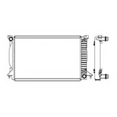 Радиатор охлаждения двигателя NRF 50544