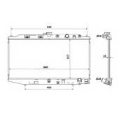 Радиатор охлаждения двигателя NRF 506728