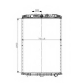 Радиатор охлаждения двигателя NRF 509559