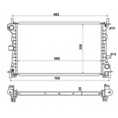 Радиатор охлаждения двигателя NRF 509638