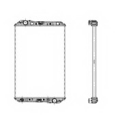 Радиатор охлаждения двигателя NRF 509720