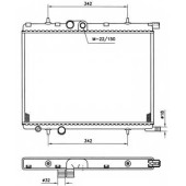 Радиатор охлаждения двигателя NRF 519525