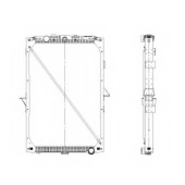 Радиатор охлаждения двигателя NRF 519559