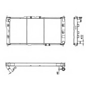Радиатор охлаждения двигателя NRF 52017