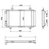 Радиатор охлаждения двигателя NRF 52035