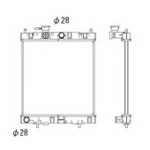 Радиатор охлаждения двигателя NRF 52060