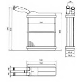 Радиатор отопления салона NRF 52134