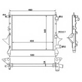 Радиатор охлаждения двигателя NRF 529513