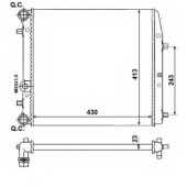 Радиатор охлаждения двигателя NRF 53021A