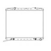 Радиатор охлаждения двигателя NRF 53366