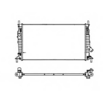 Радиатор охлаждения двигателя NRF 53403