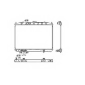 Радиатор охлаждения двигателя NRF 53453