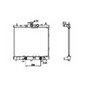 Радиатор охлаждения двигателя NRF 53477