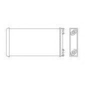 Радиатор отопления салона NRF 53544