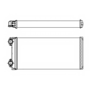 Радиатор отопления салона NRF 53546