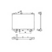 Радиатор охлаждения двигателя NRF 53578