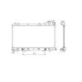 Радиатор охлаждения двигателя NRF 53597