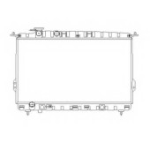 Радиатор охлаждения двигателя NRF 53642