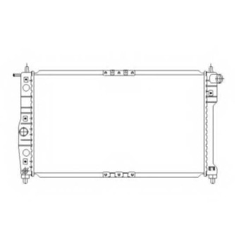 Радиатор охлаждения двигателя NRF 53649