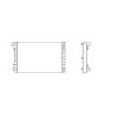 Радиатор охлаждения двигателя NRF 53665