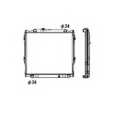 Радиатор охлаждения двигателя NRF 53708
